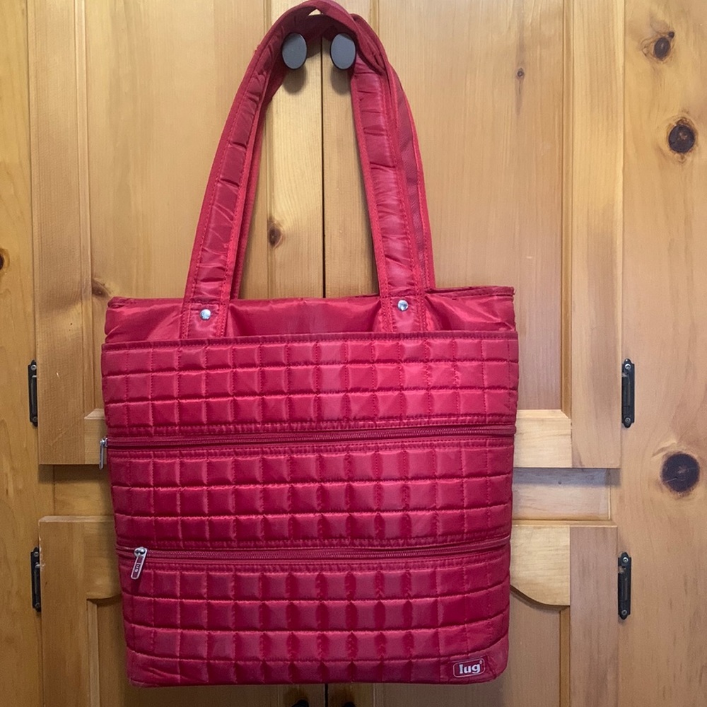 Red Lug Shoulder Bag